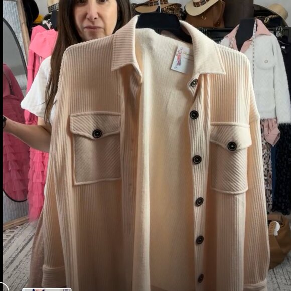 ShopEvelynne Jackets & Blazers - 23 Fabulous French Terry Snap Button Shacket/Jacket